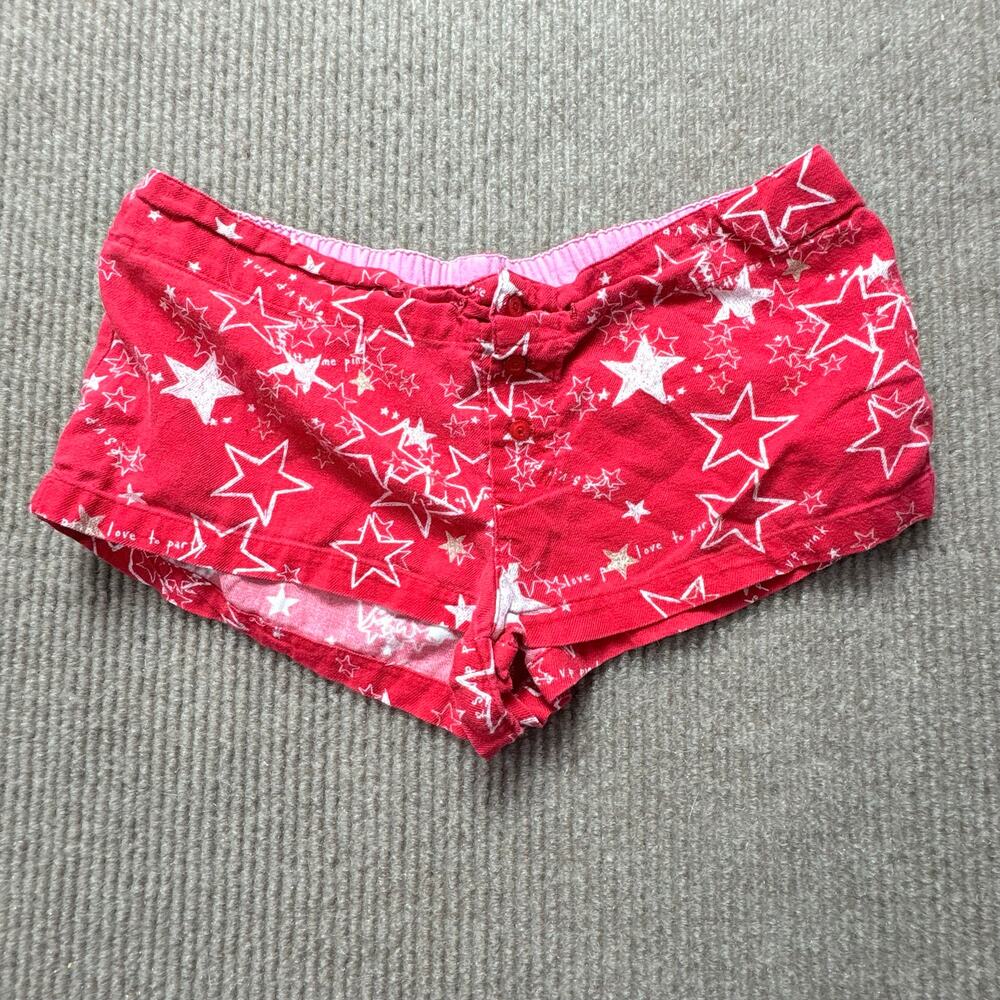 Y2K Victoria Secret Micro Mini Flannel Shorts size XS